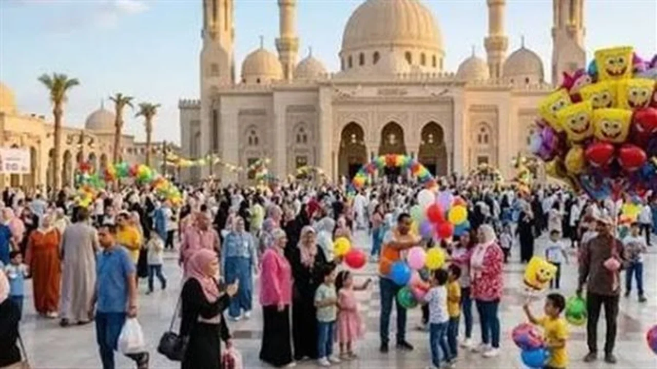 أجواء مبهجة.. احتفالات توزيع الهدايا للأطفال في مساجد القاهرة